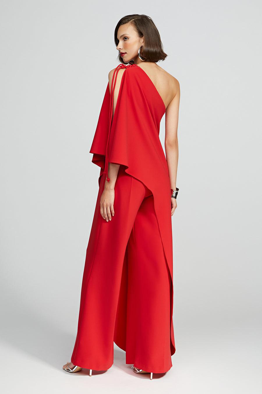 Halston Heritage Ignacia Jumpsuit In Luxe Crepe