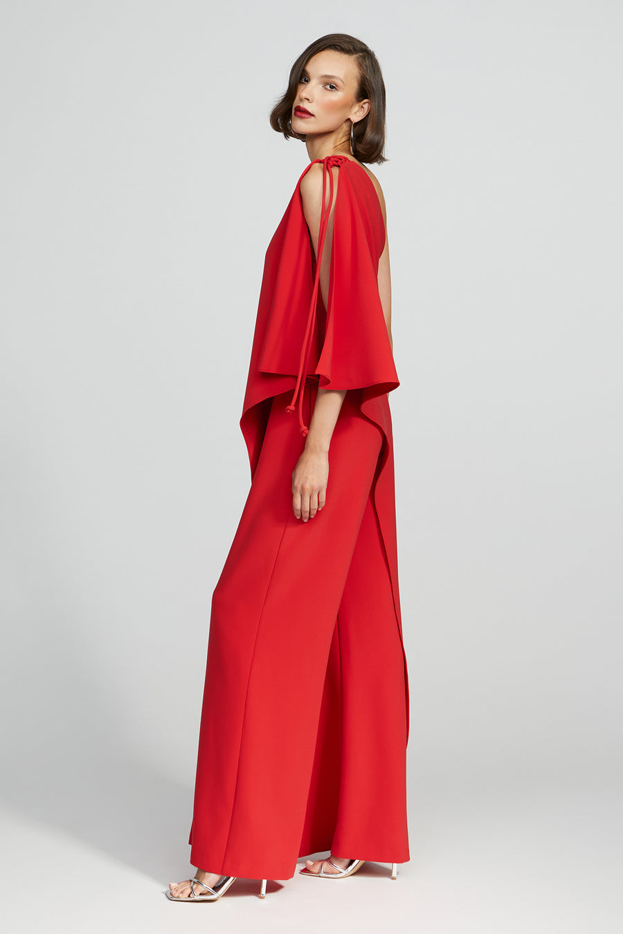 Halston Heritage Ignacia Jumpsuit In Luxe Crepe