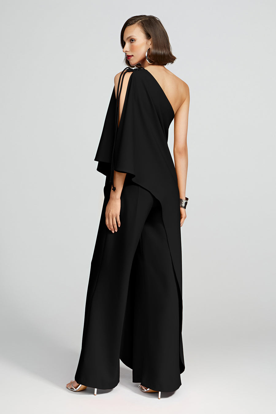 Halston Heritage Ignacia Jumpsuit In Luxe Crepe