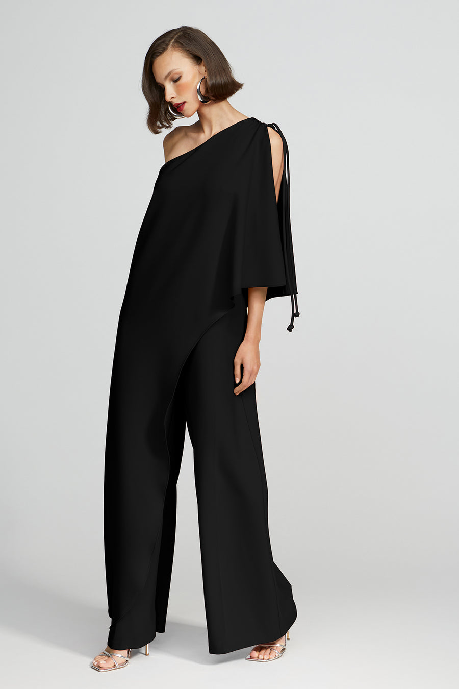 Halston Heritage Ignacia Jumpsuit In Luxe Crepe