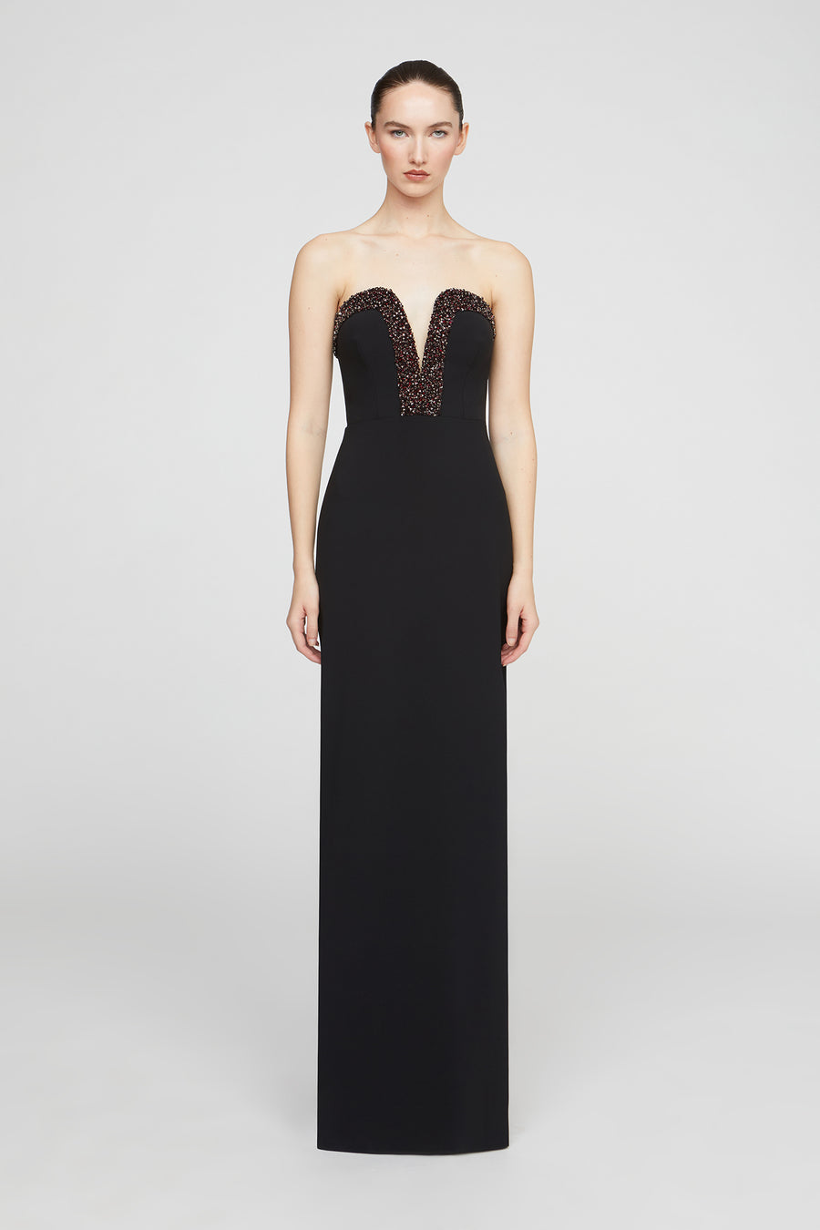 halston heritage Ila Crepe Gown