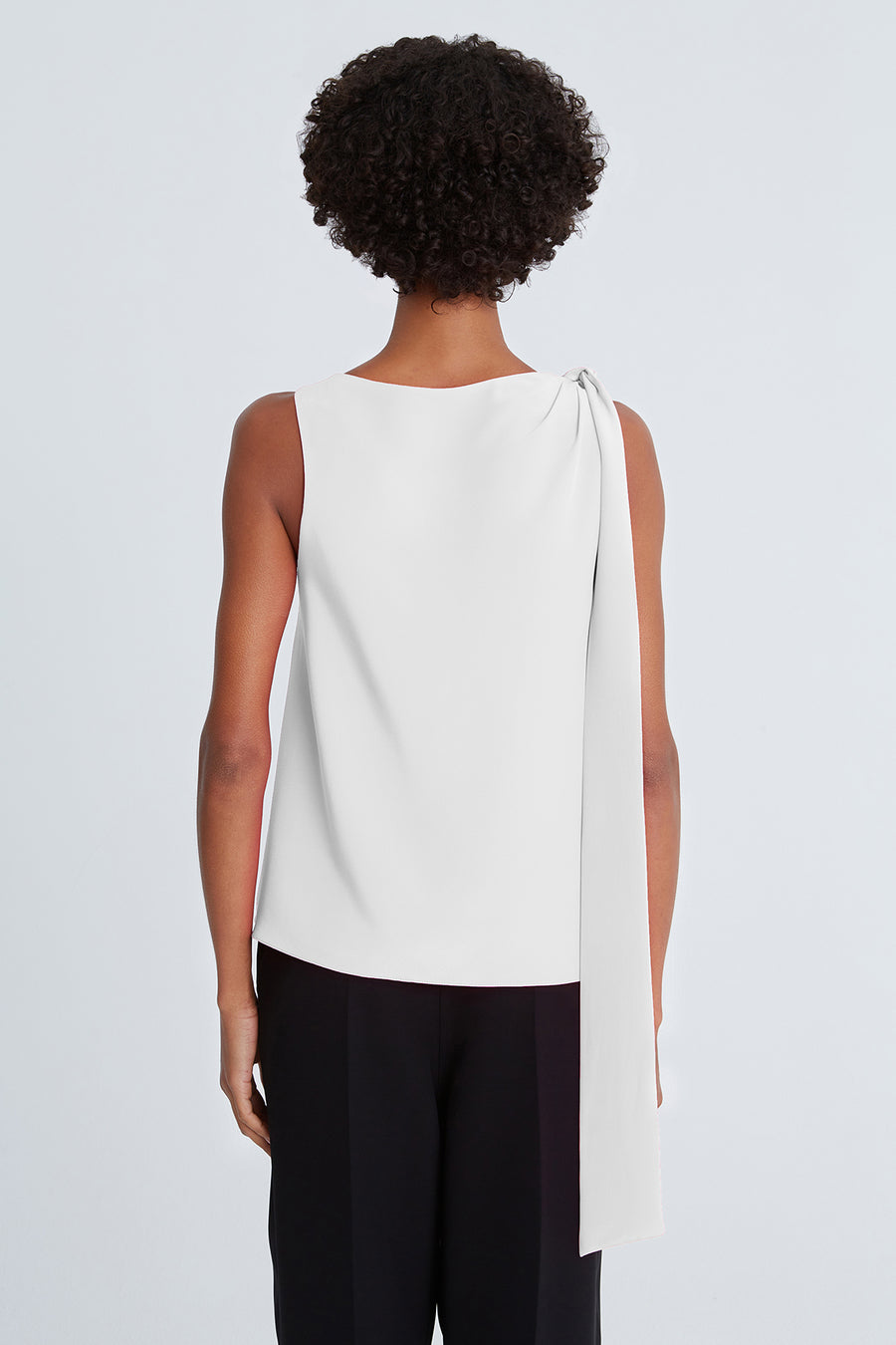 Halston Heritage Iliana Crepe Draped Top
