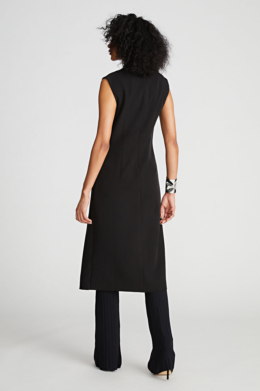 Halston Heritage Jacklyn Dress In Crepe & Satin