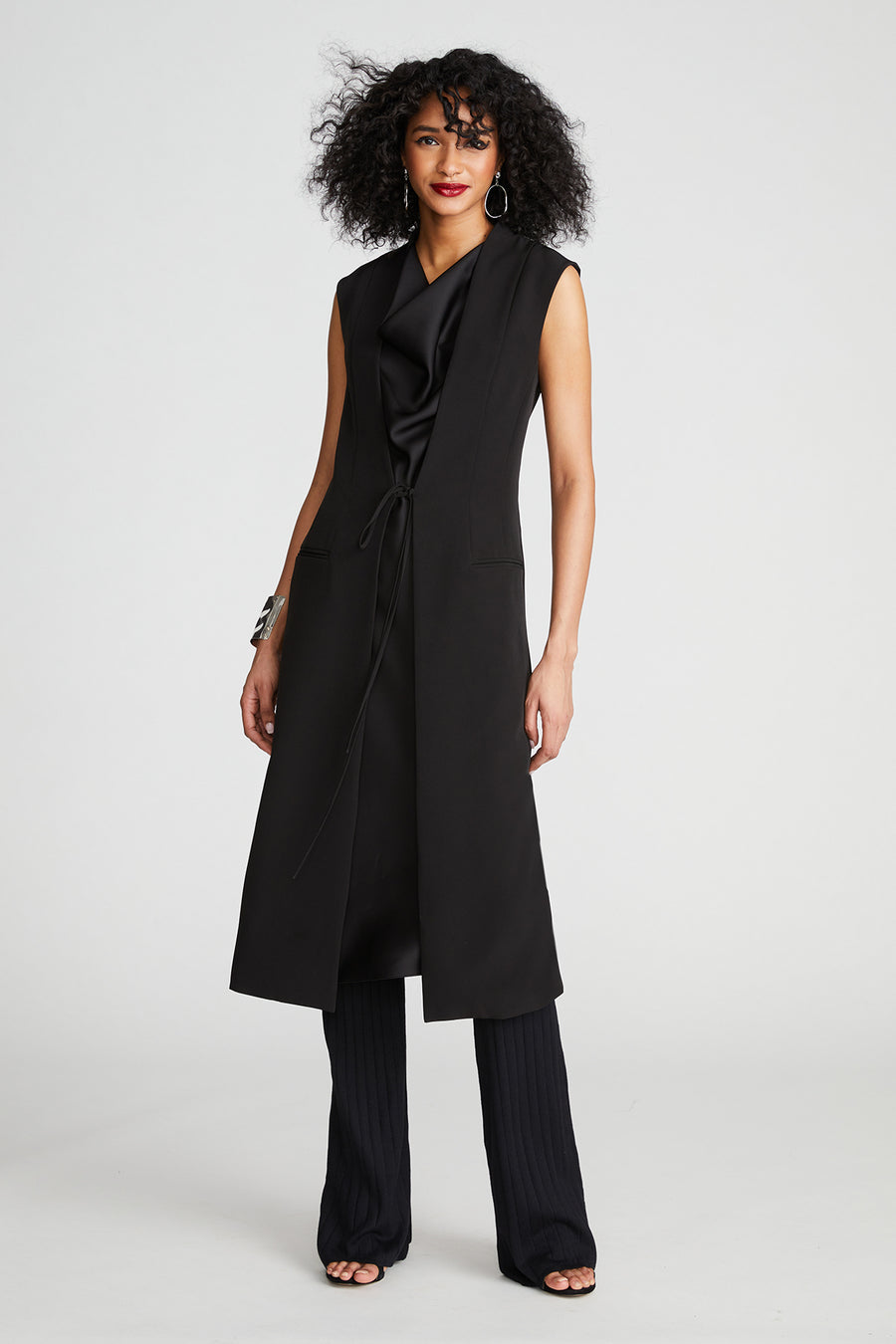 halston heritage Jacklyn Dress In Crepe & Satin