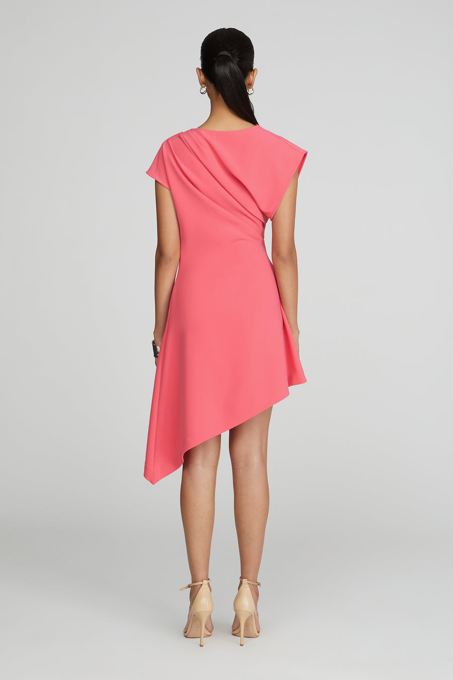 Halston Heritage Jolie Dress In Luxe Crepe