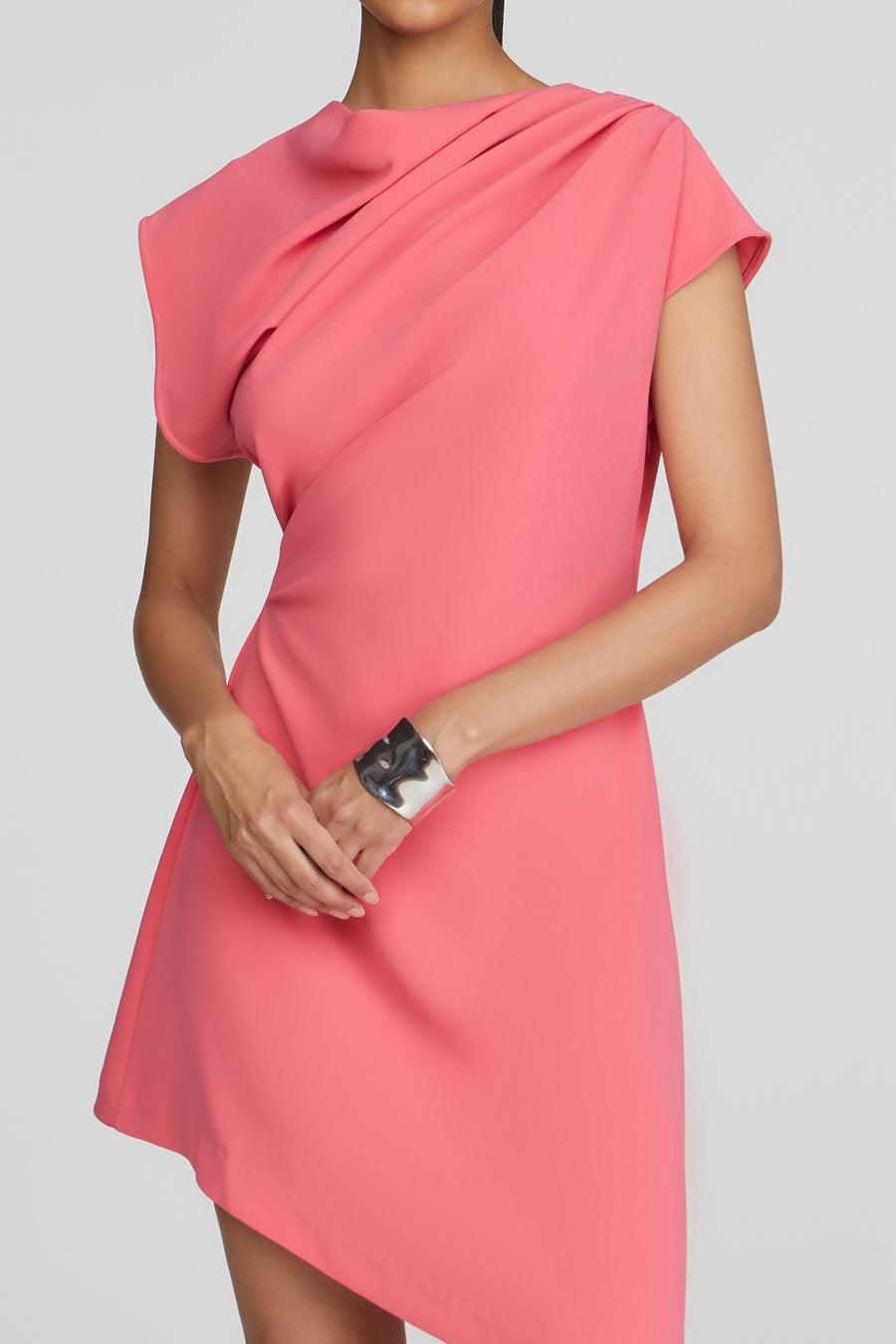 Halston Heritage Jolie Dress In Luxe Crepe