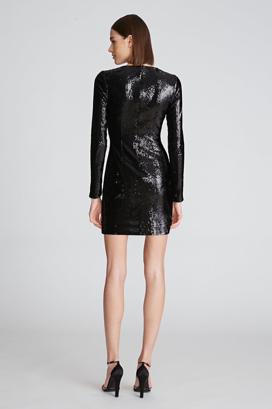 Halston Heritage Kaylee Dress In Sequins