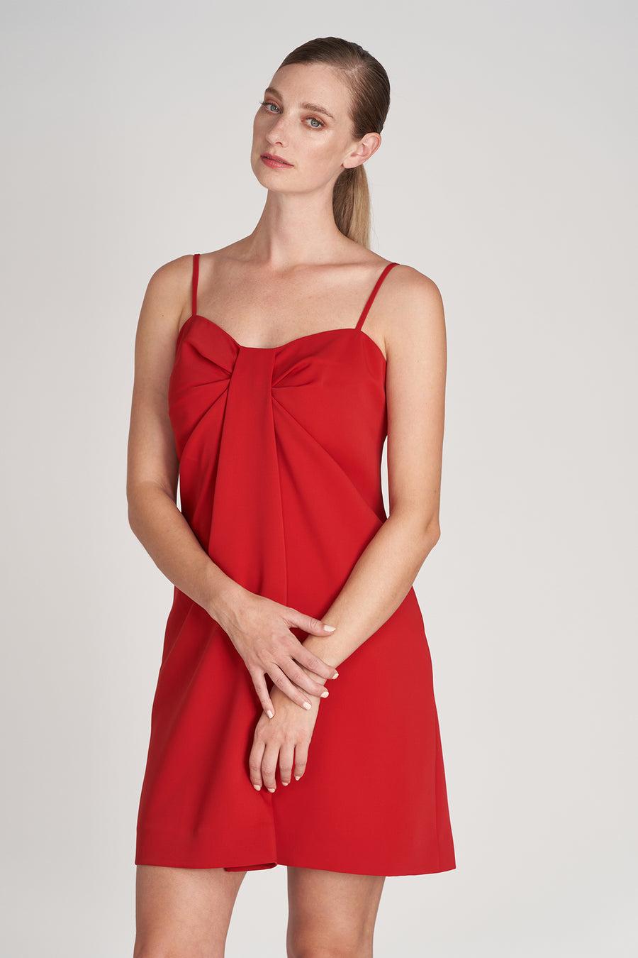 Halston Heritage Kenia Dress In Stretch Crepe
