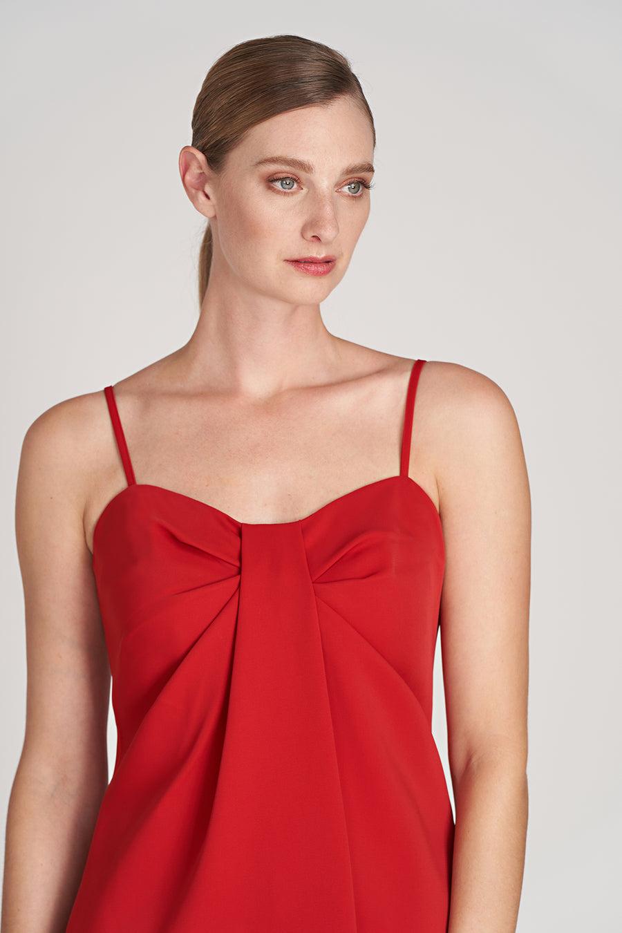 Halston Heritage Kenia Dress In Stretch Crepe