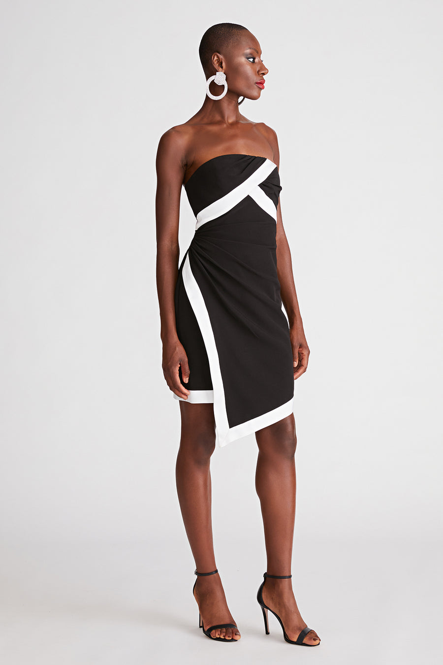 Halston Heritage Lanie Dress In Crepe