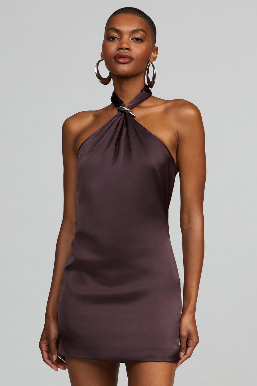 Halston Heritage Layla Dress In Charmeuse