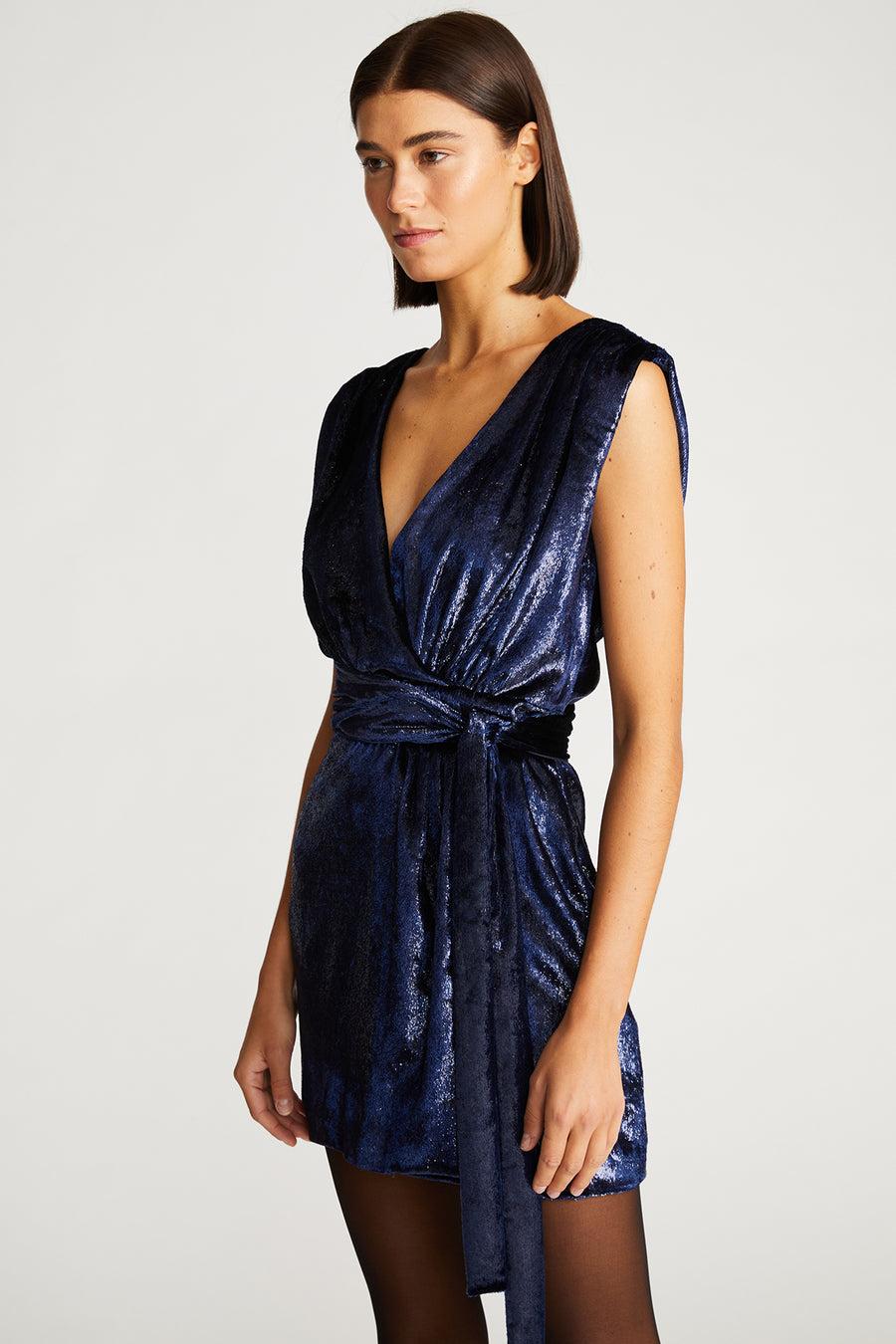 Halston Heritage Lennox Dress In Velvet