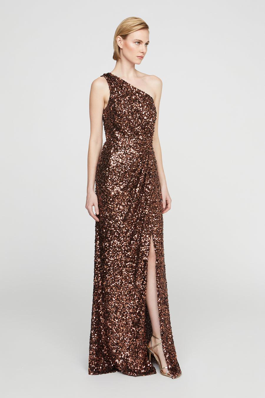 Halston Heritage Lexi Sequin Gown