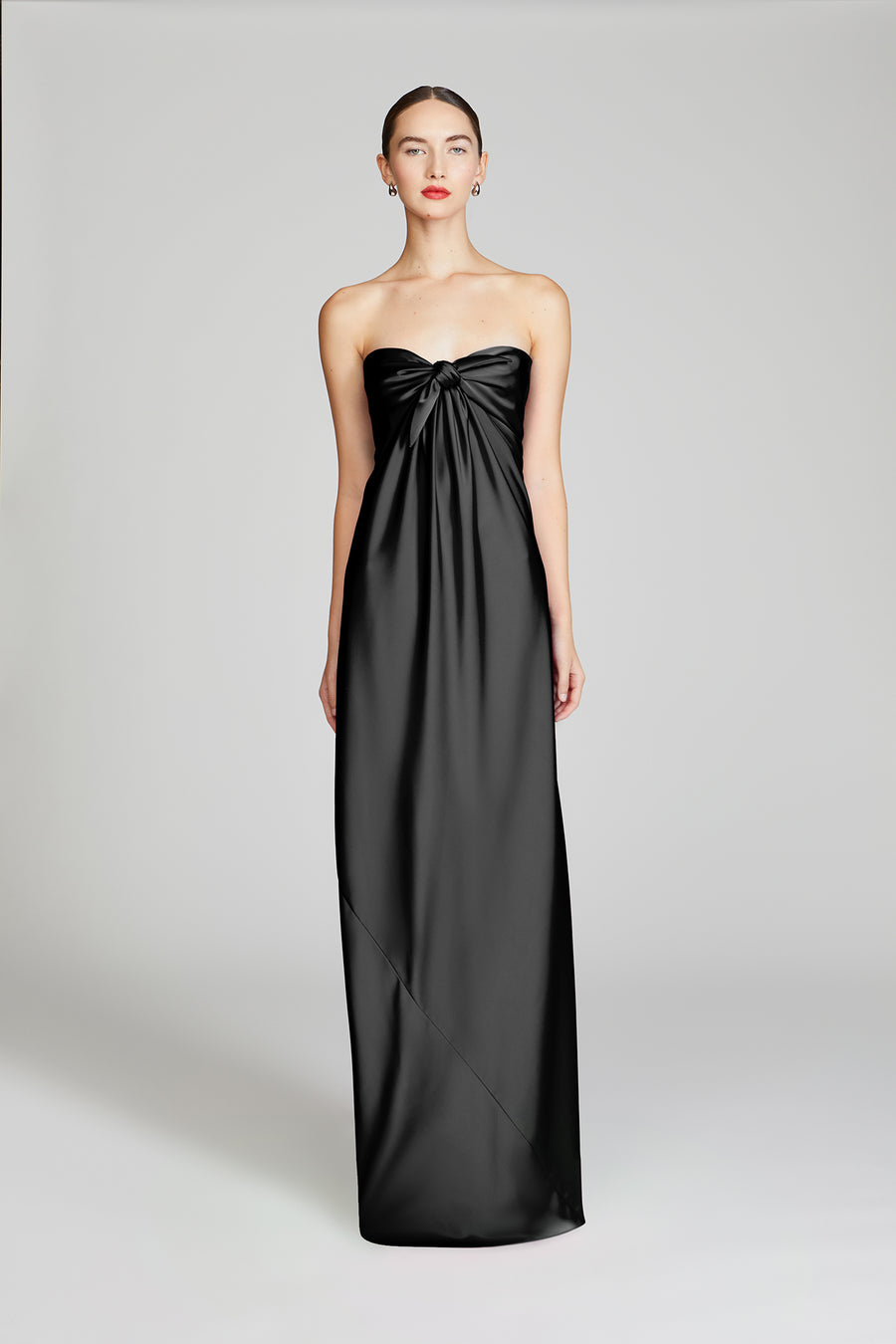 Halston Heritage Lisette Satin Gown