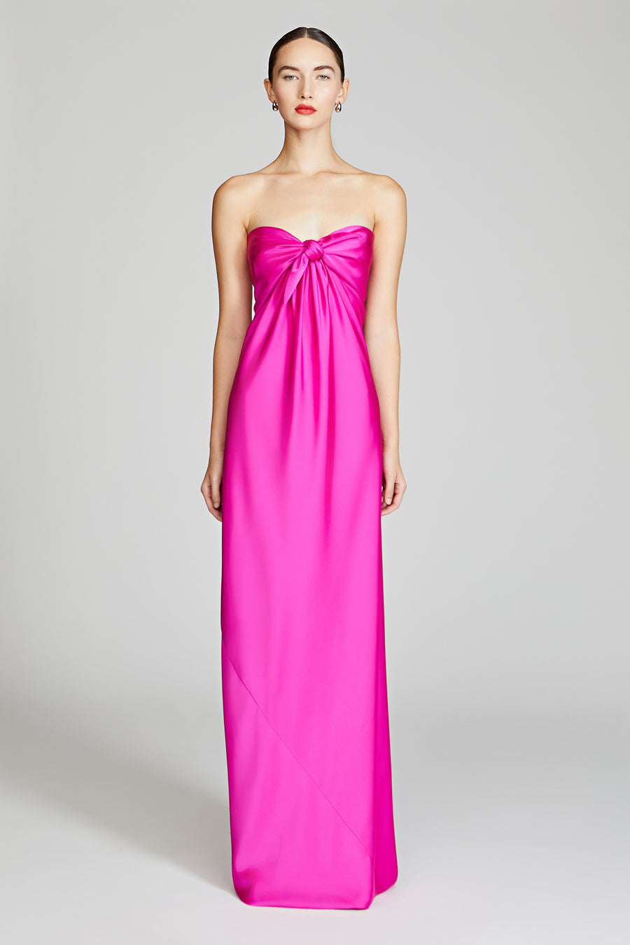 halston heritage Lisette Satin Gown