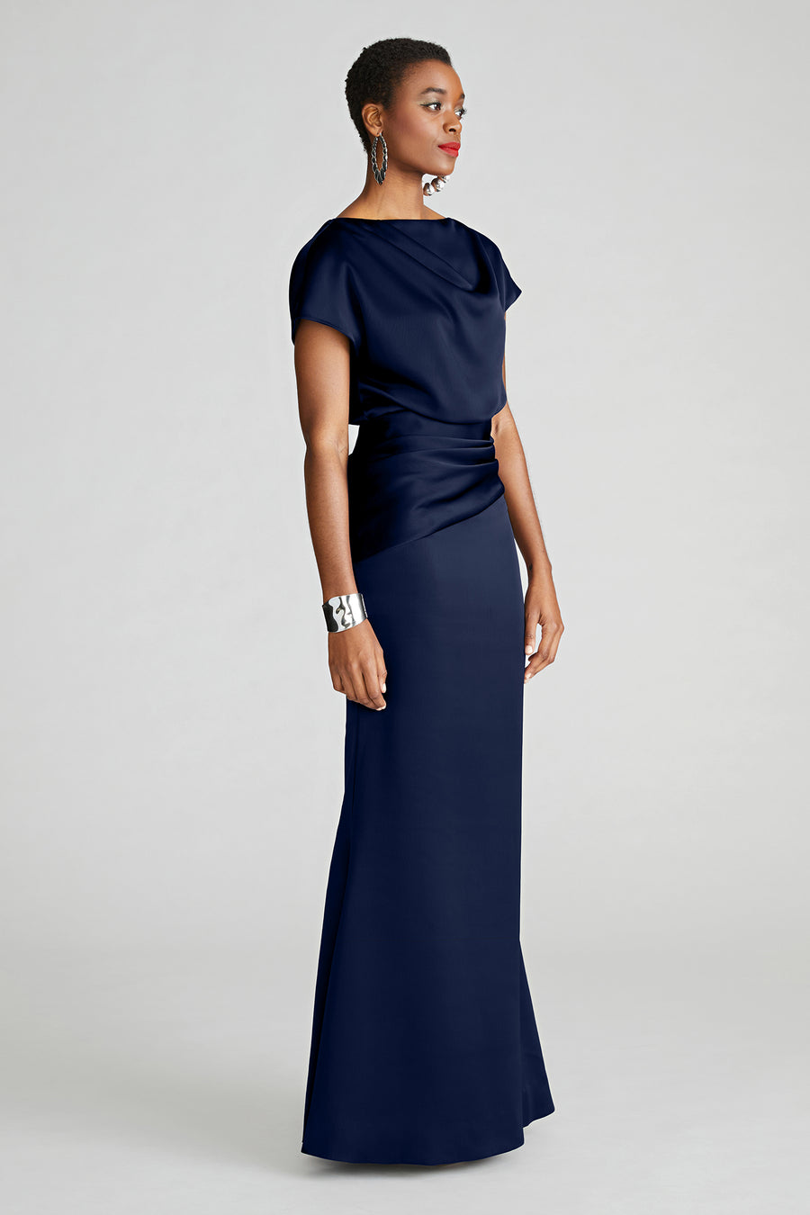 Halston Heritage Lissandra Satin Gown