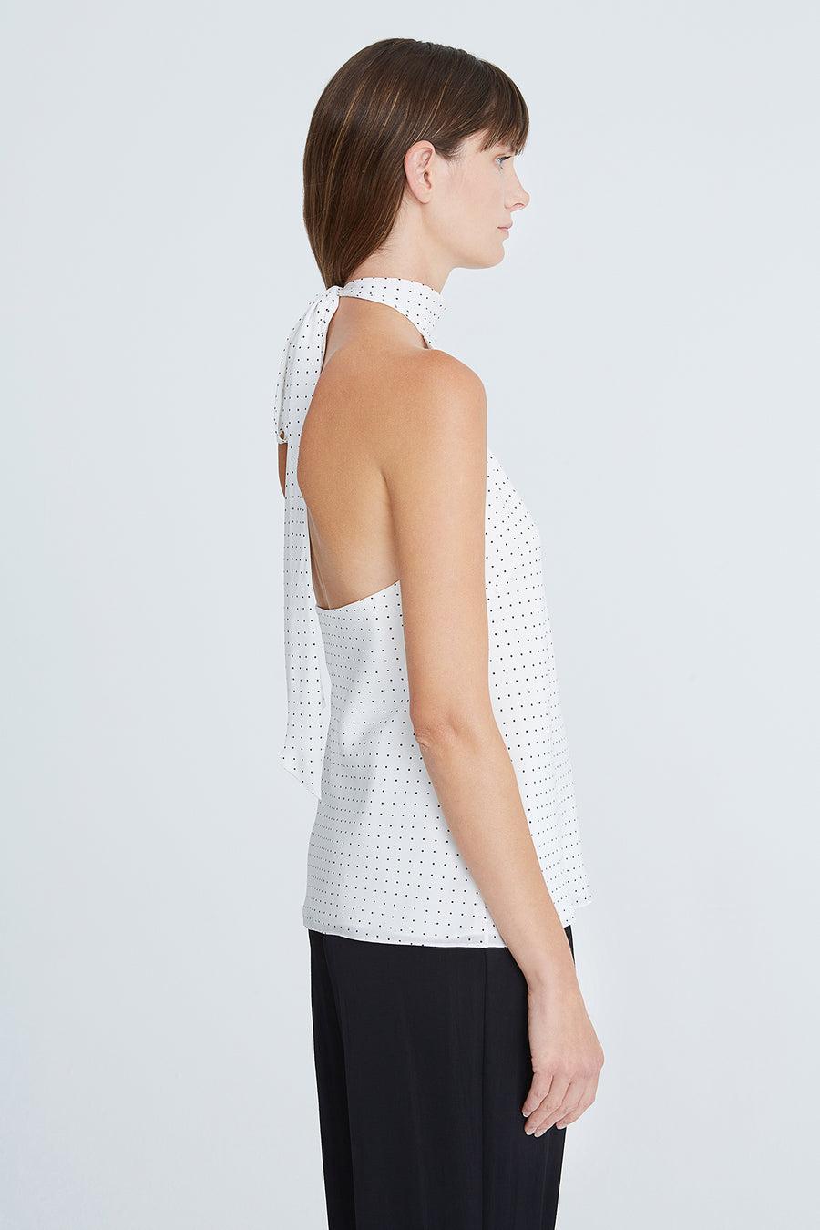 Halston Heritage Loren Cdc Micro Dot Top