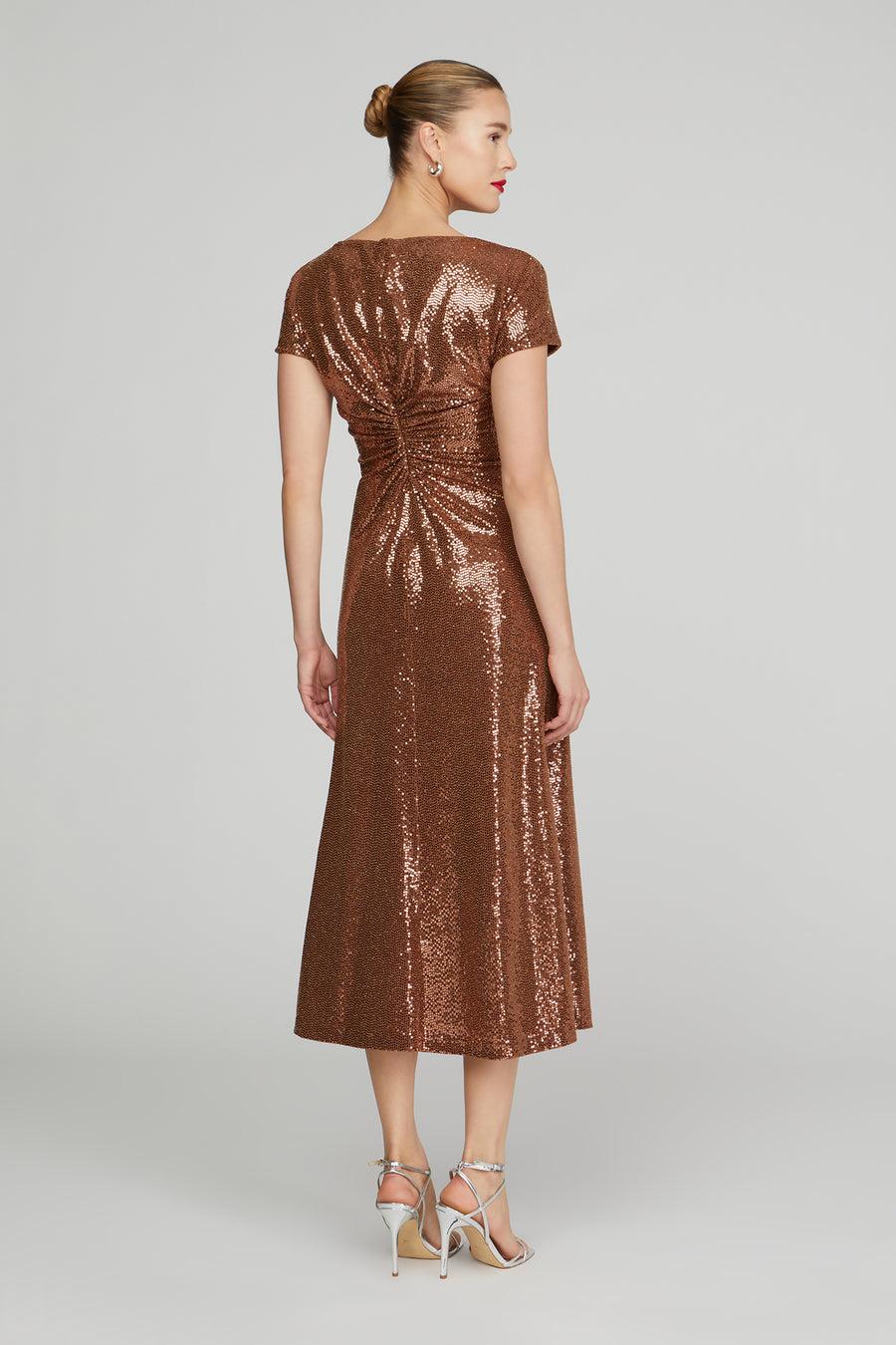 Halston Heritage Luce Disco Jersey Midi