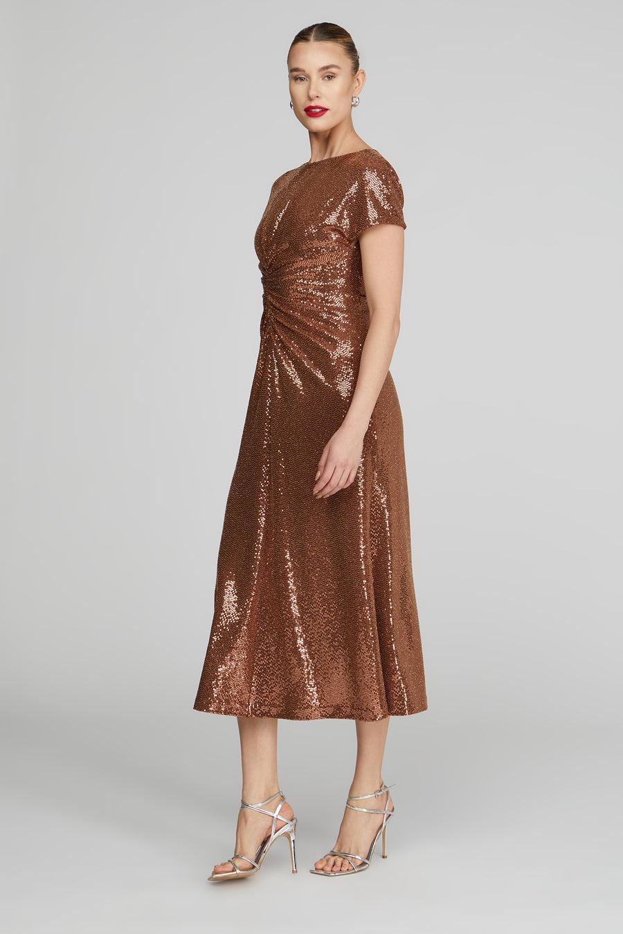 Halston Heritage Luce Disco Jersey Midi