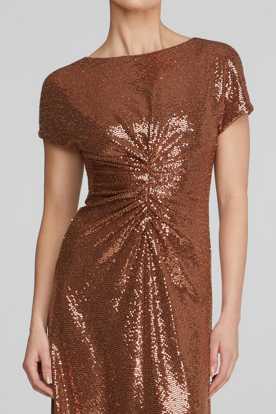Halston Heritage Luce Disco Jersey Midi