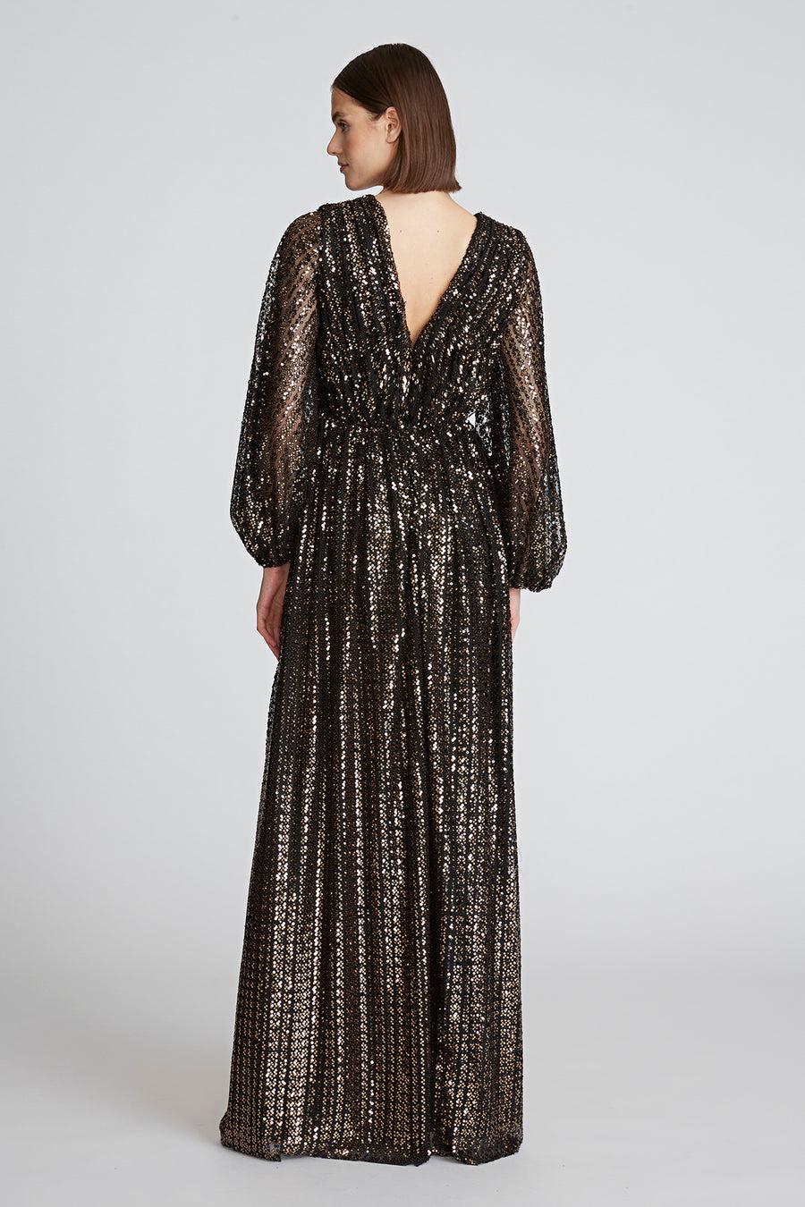 Halston Heritage Madelyn Gown In Sequins