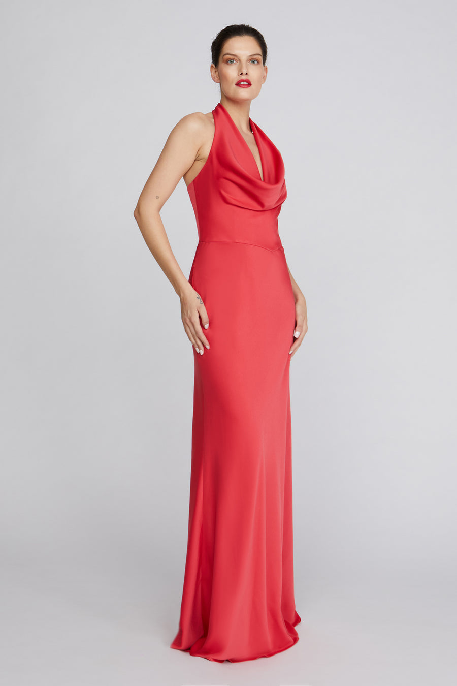 Halston Heritage Marcheline Crepe Gown