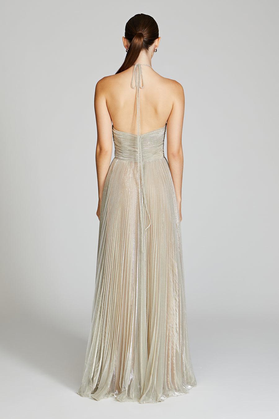 Halston Heritage Marisol Lurex Gown