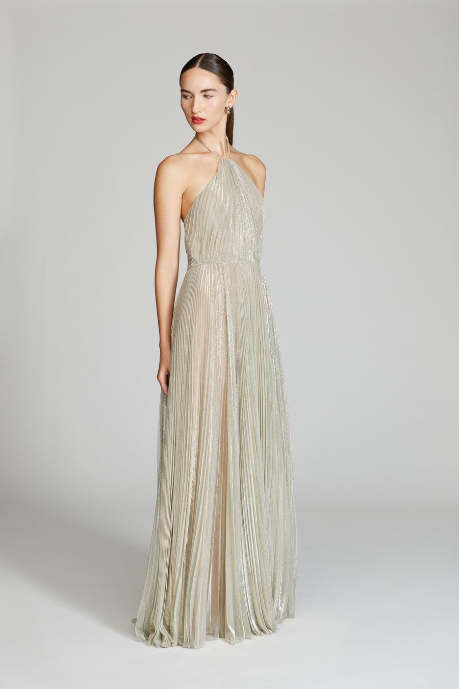 Halston Heritage Marisol Lurex Gown