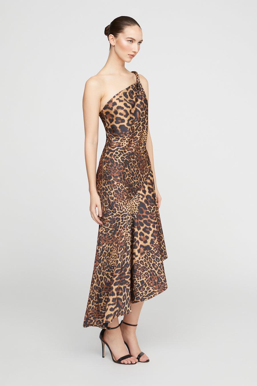 Halston Heritage Mavis Satin Midi