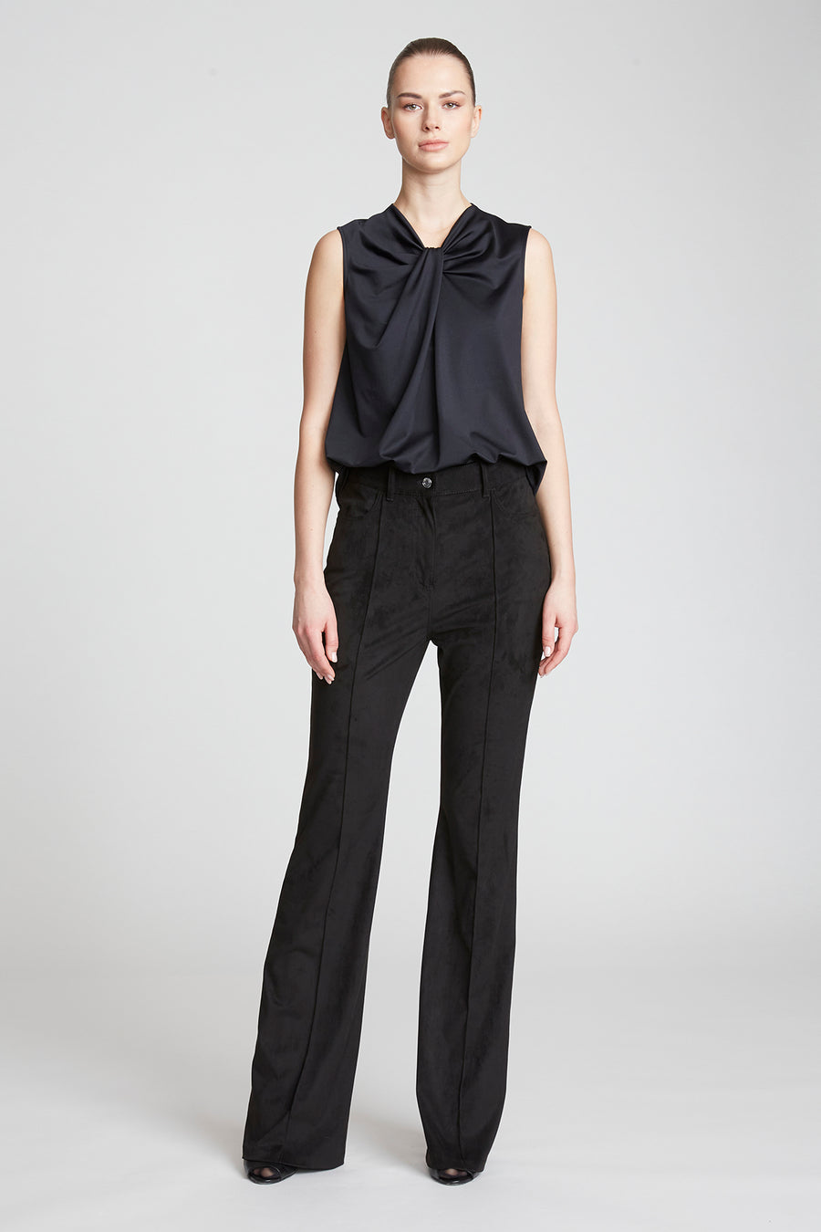 halston heritage Mckinley Top In Luxe Jersey