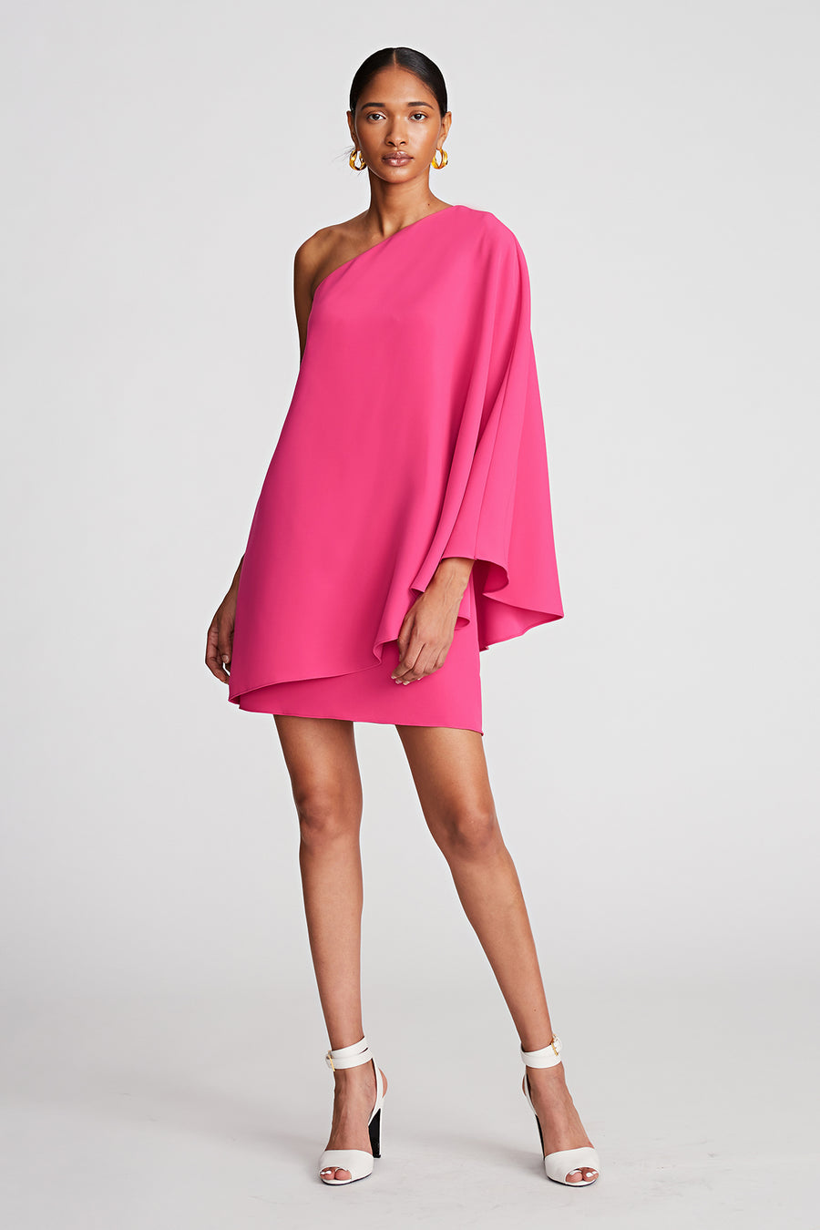 halston heritage Melina Dress In Stretch Crepe