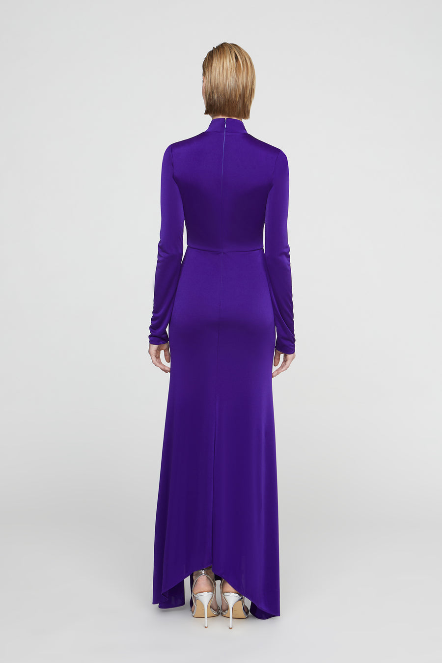 Halston Heritage Mya Long Sleeve Jersey Dress