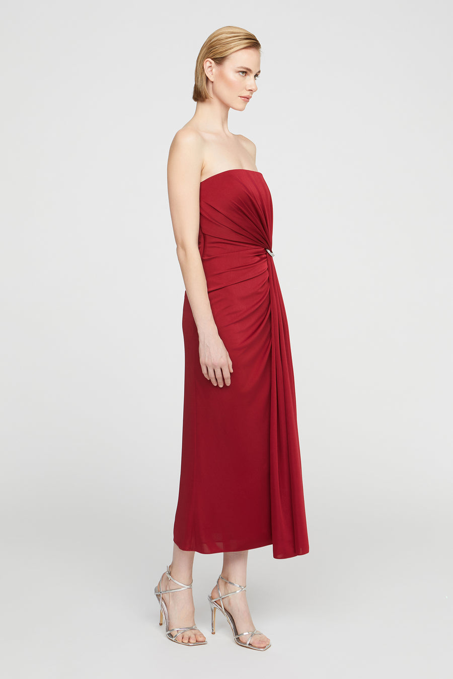Halston Heritage Nadia Jersey Midi Dress