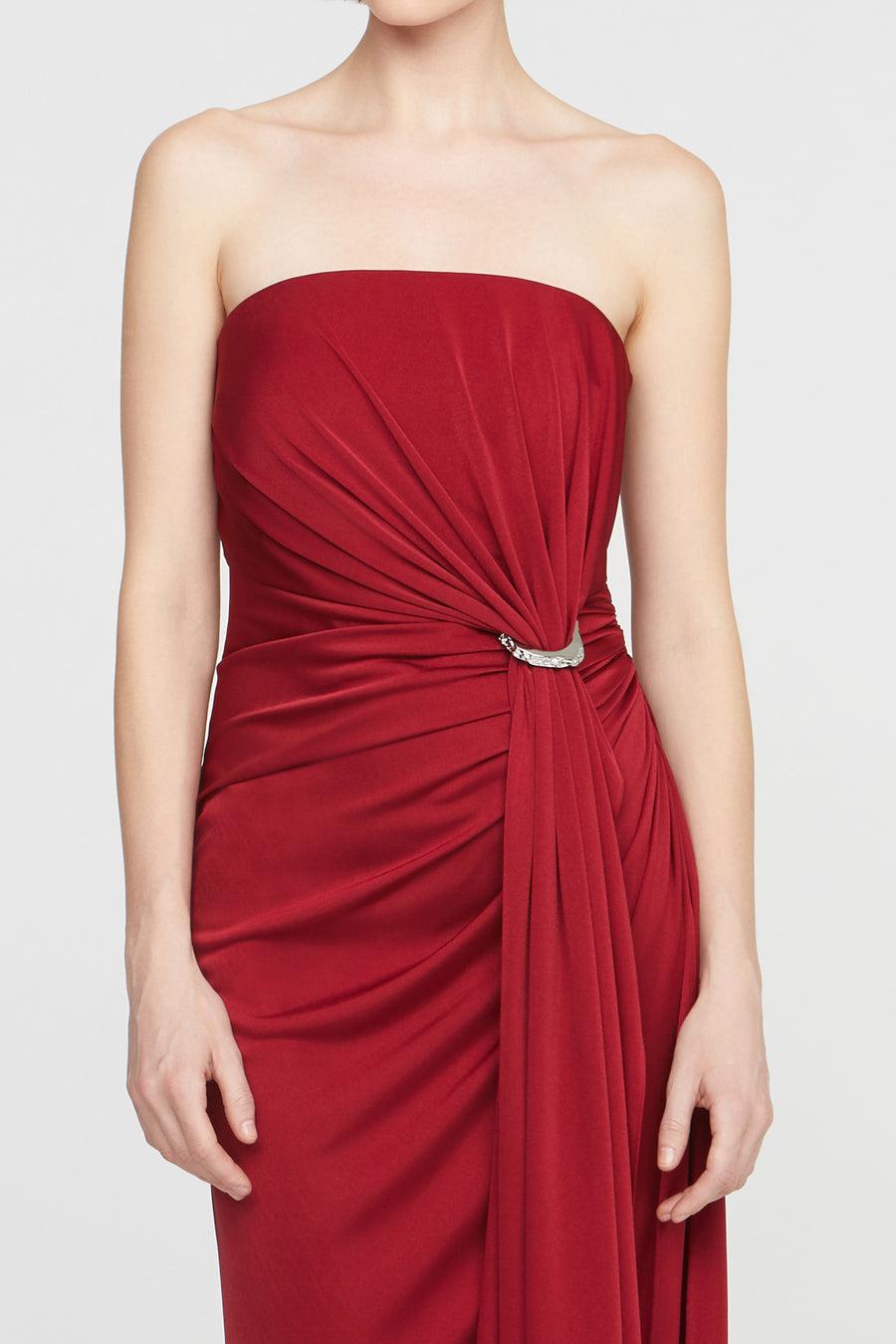 Halston Heritage Nadia Jersey Midi Dress