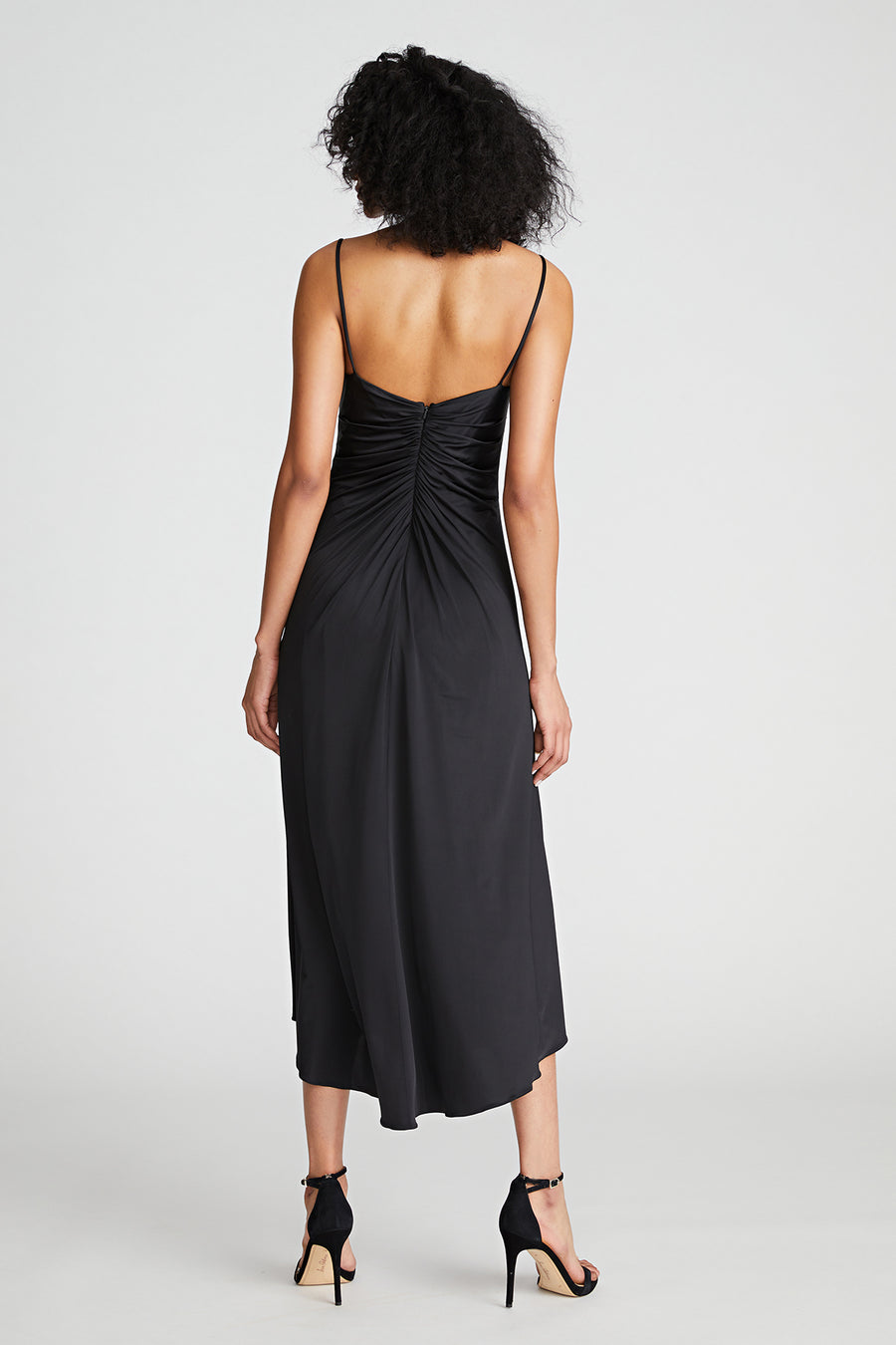 Halston Heritage Nadine Dress In Sheer Jersey