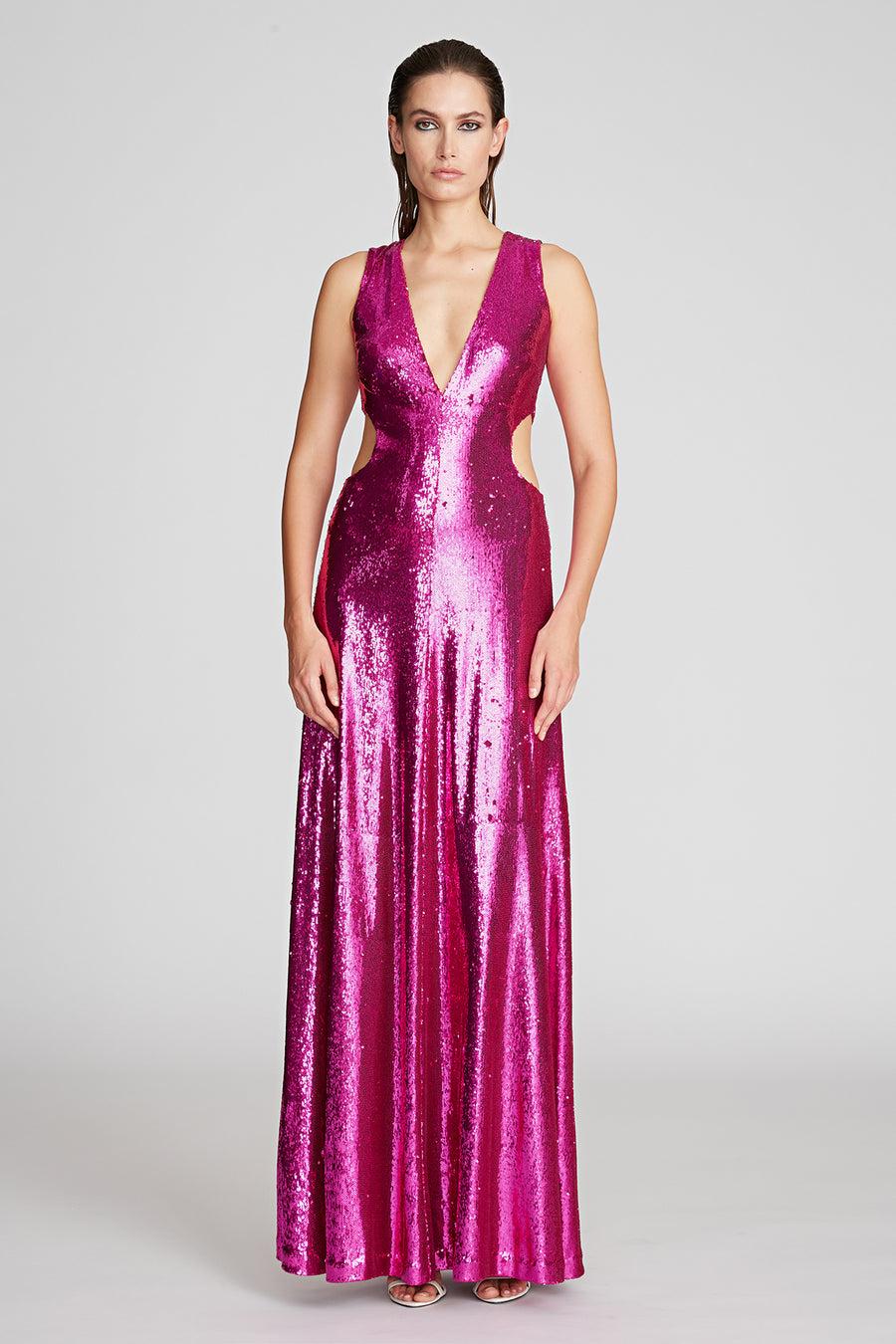 halston heritage Natalia Gown In Sequins