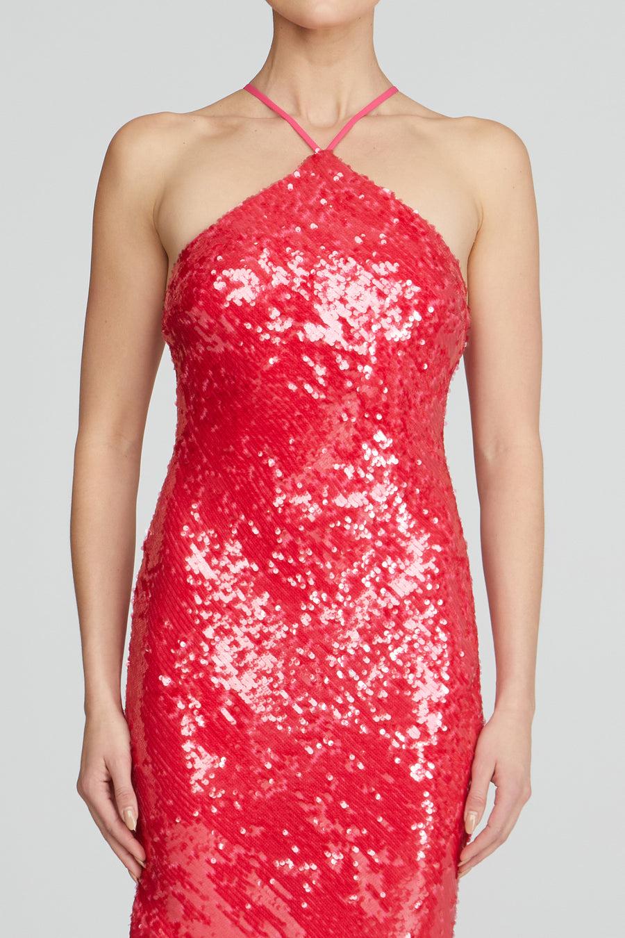 Halston Heritage Regine Sequins Gown