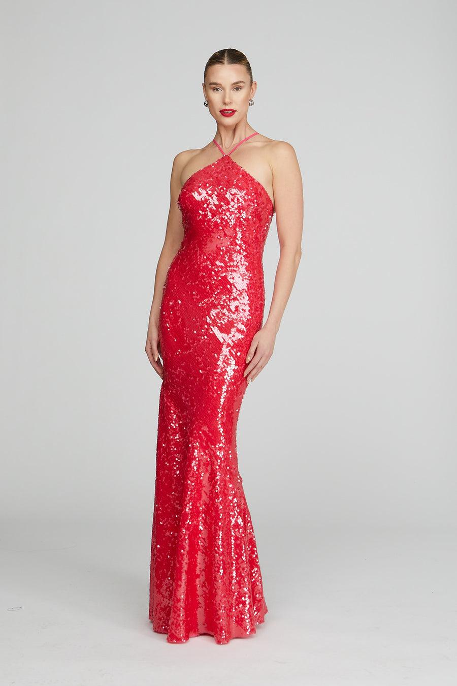 halston heritage Regine Sequins Gown