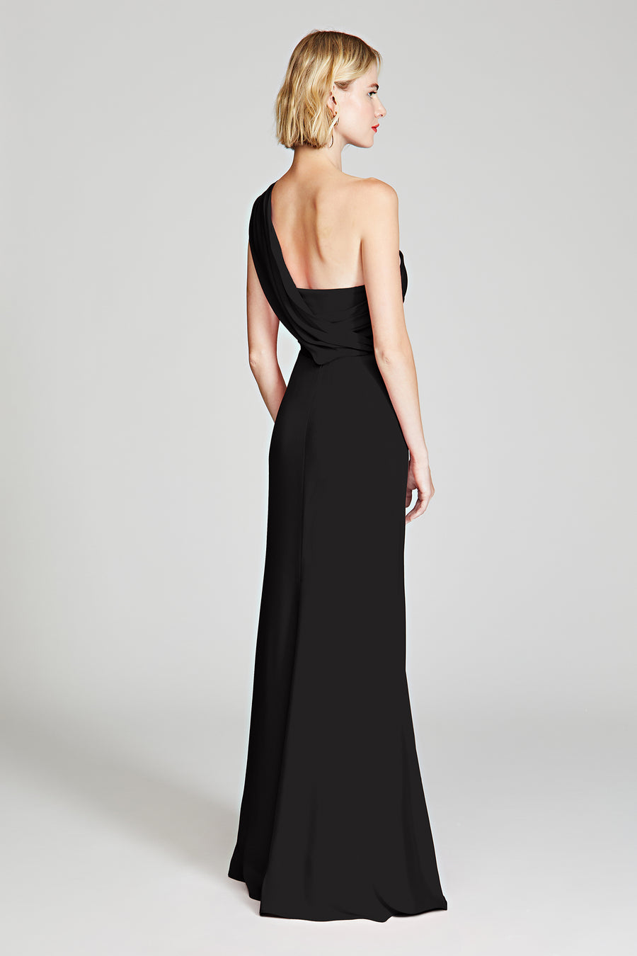Halston Heritage Roselle Crepe Gown