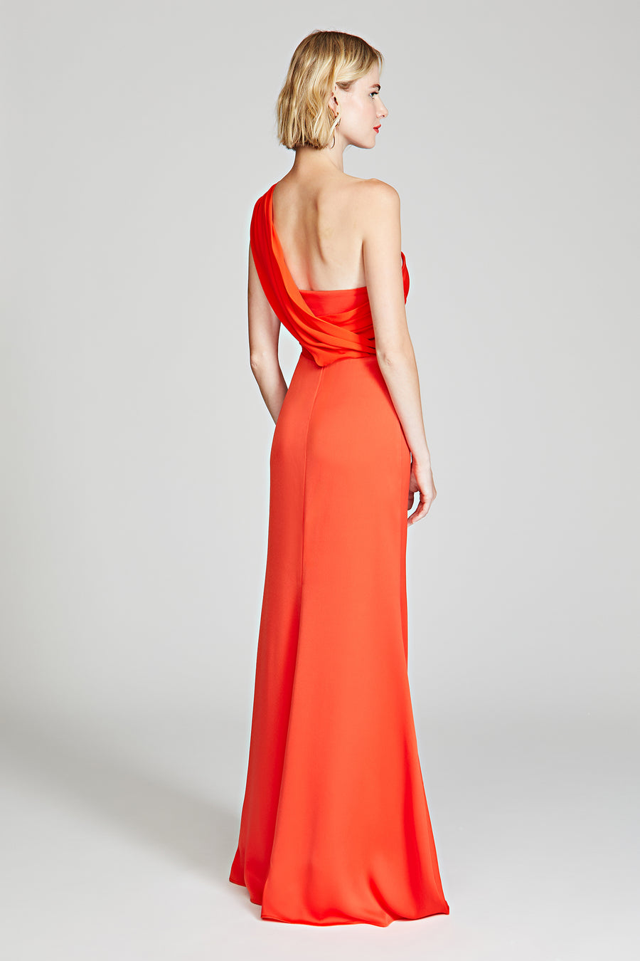 Halston Heritage Roselle Crepe Gown