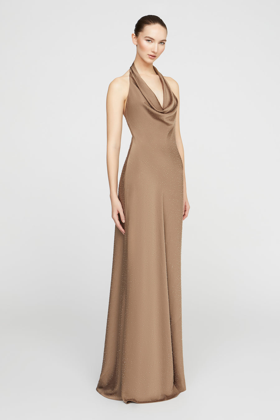 Halston Heritage Sid Satin Gown