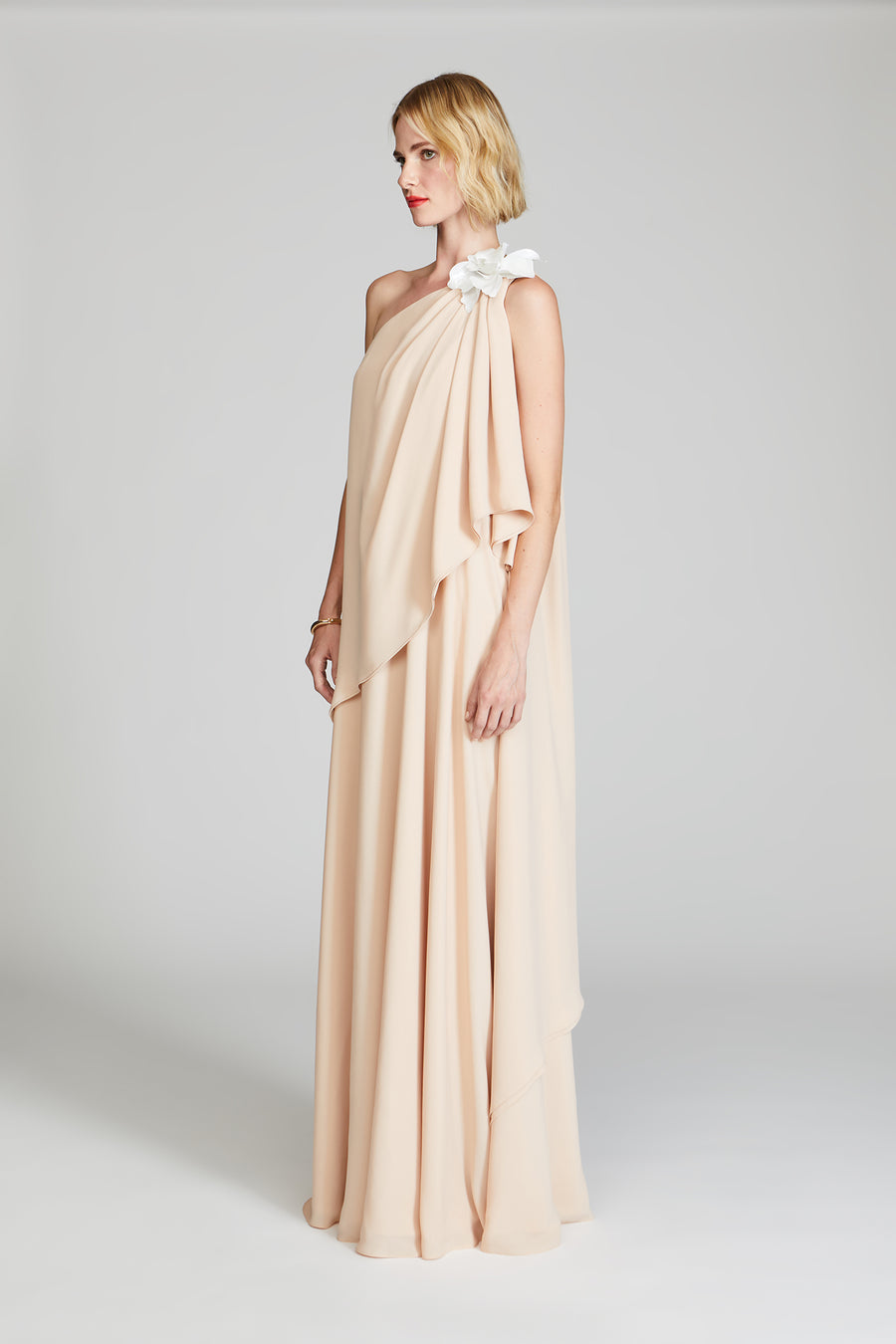 Halston Heritage Solena Georgette Gown