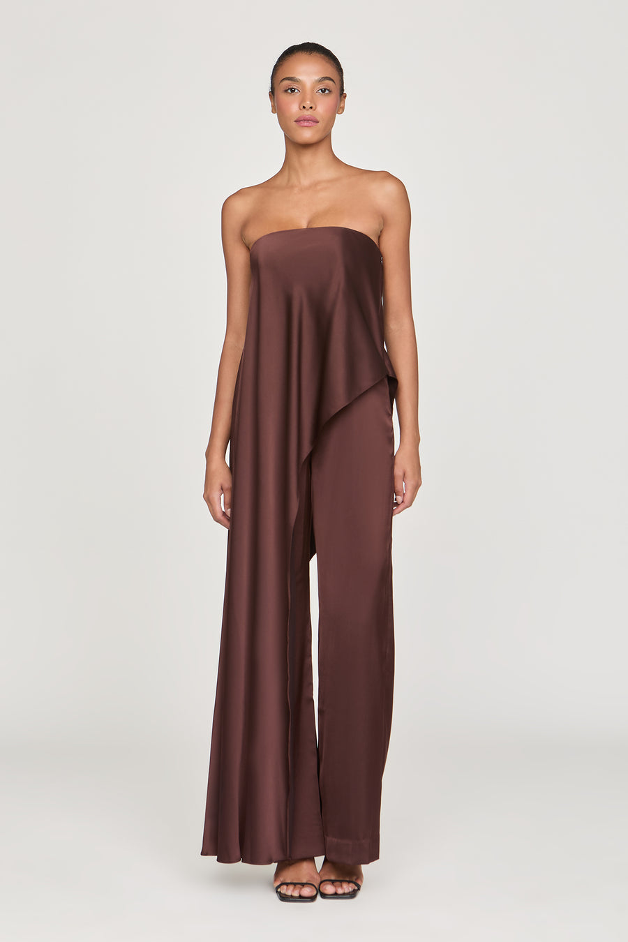 halston heritage Sonia Crepe Jumpsuit