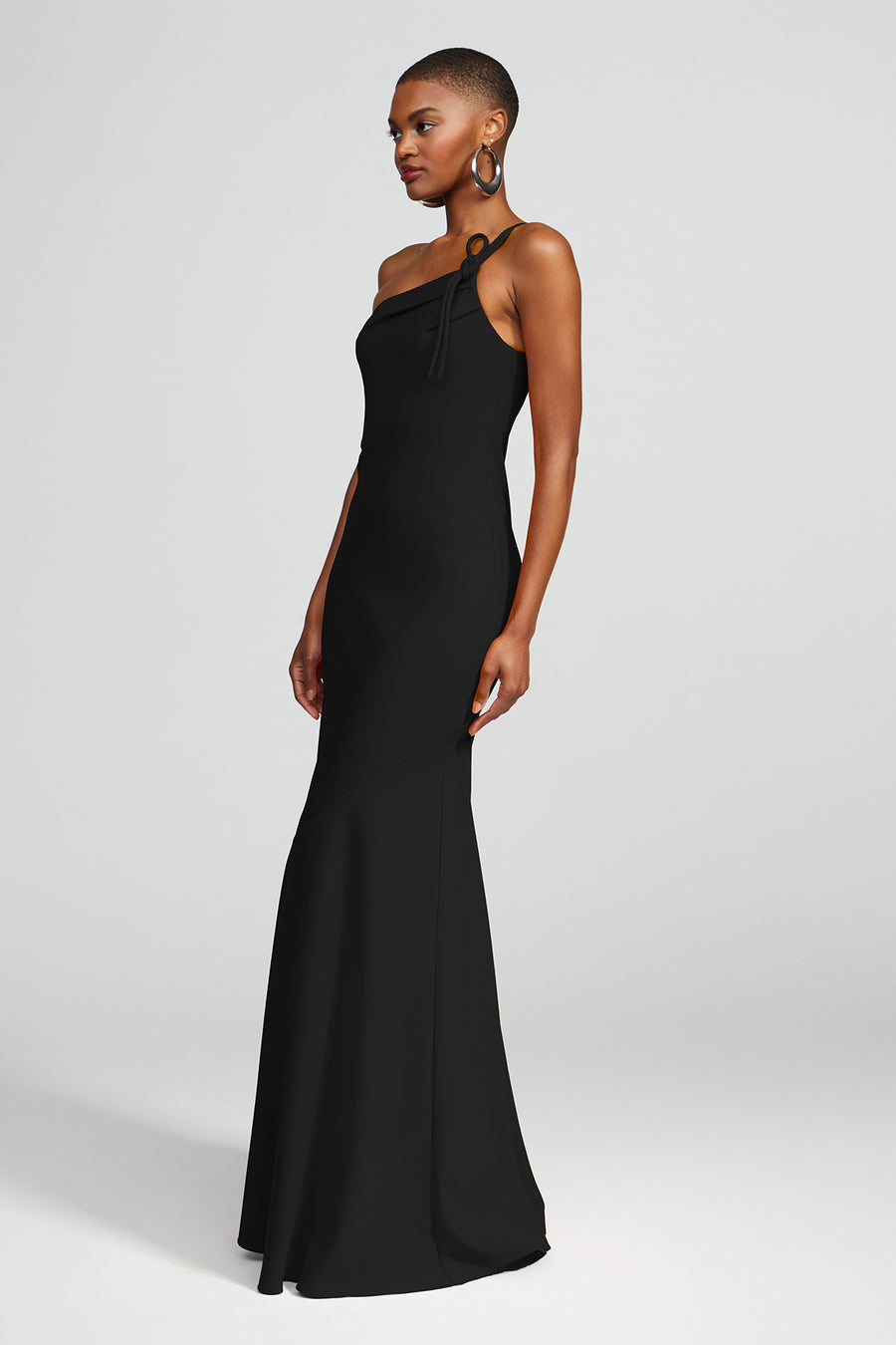 Halston Heritage Sybil Gown In Crepe
