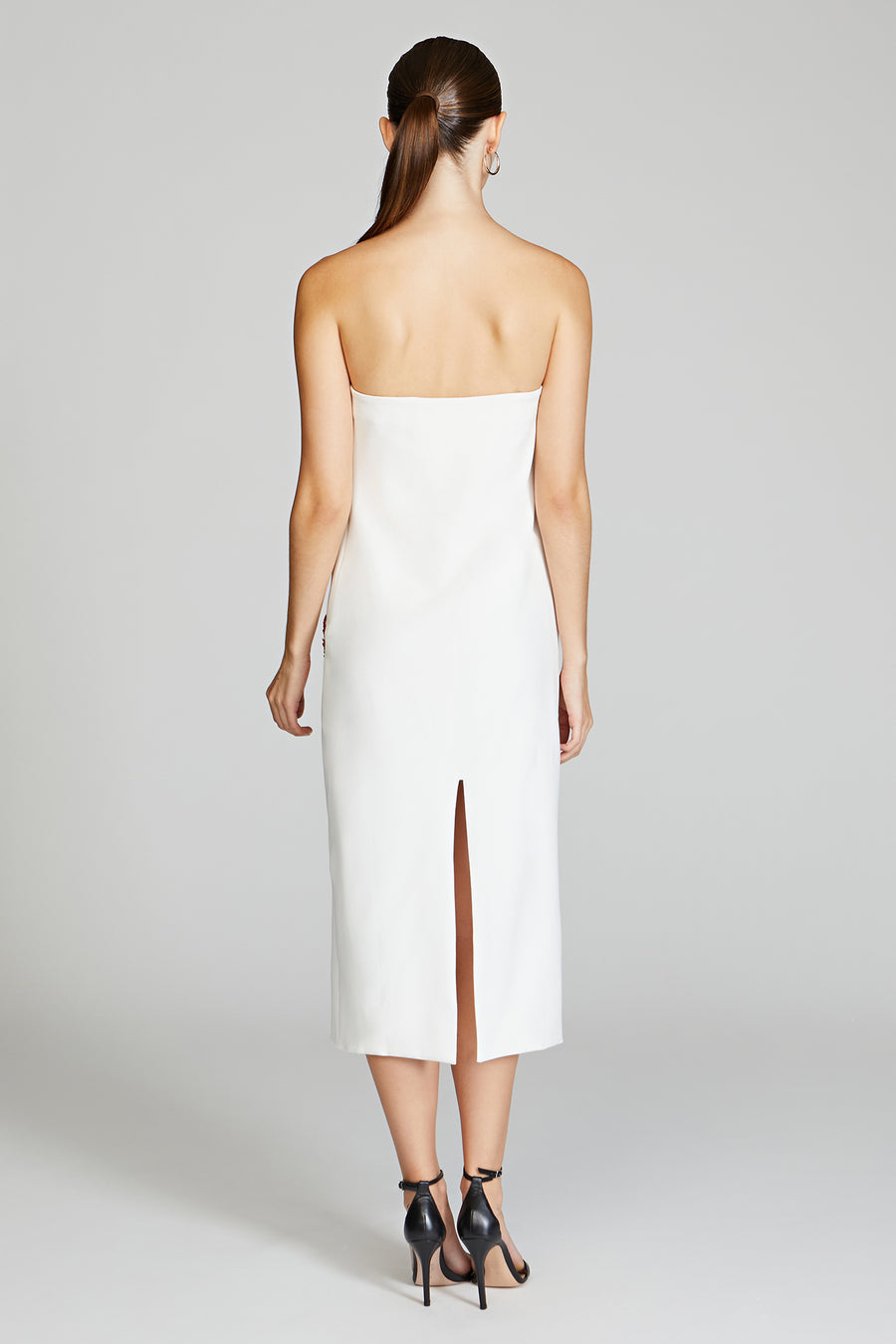 Halston Heritage Sylvie Crepe Midi