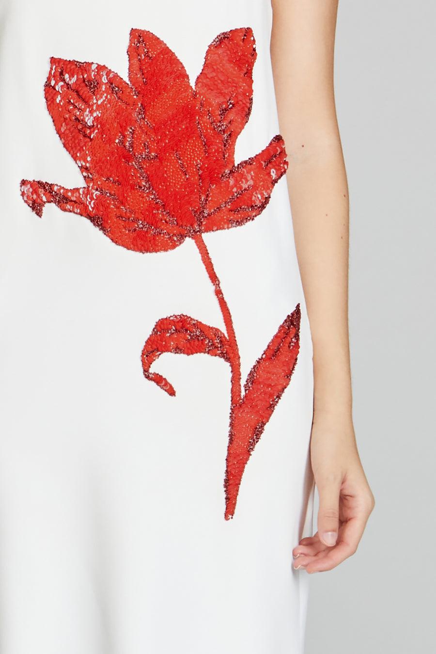 Halston Heritage Sylvie Crepe Midi