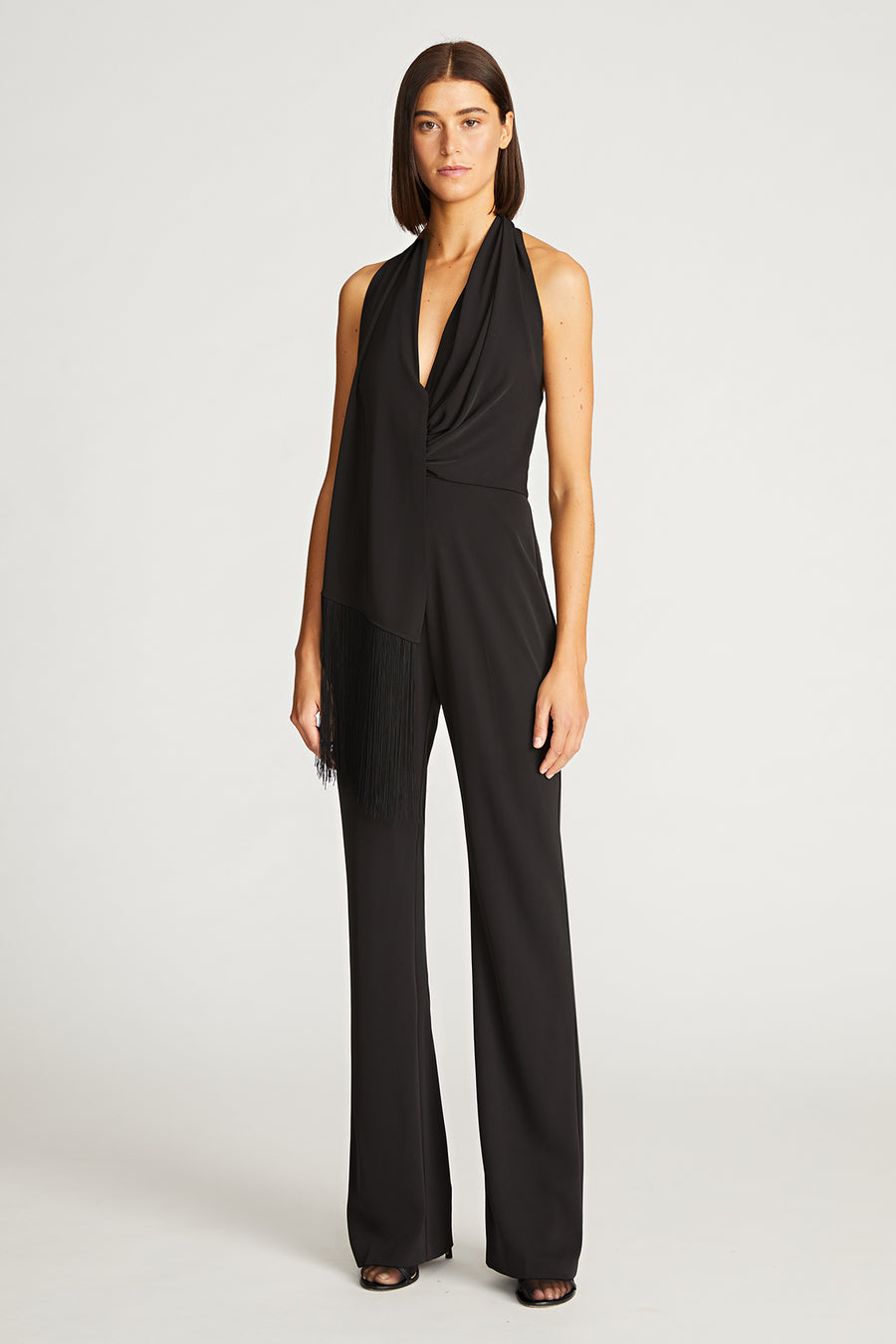 halston heritage Tamra Jumpsuit In Fluid Crepe