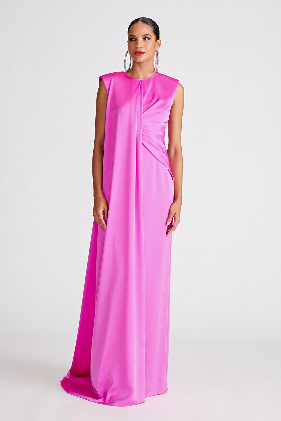 halston heritage Tara Gown In Satin