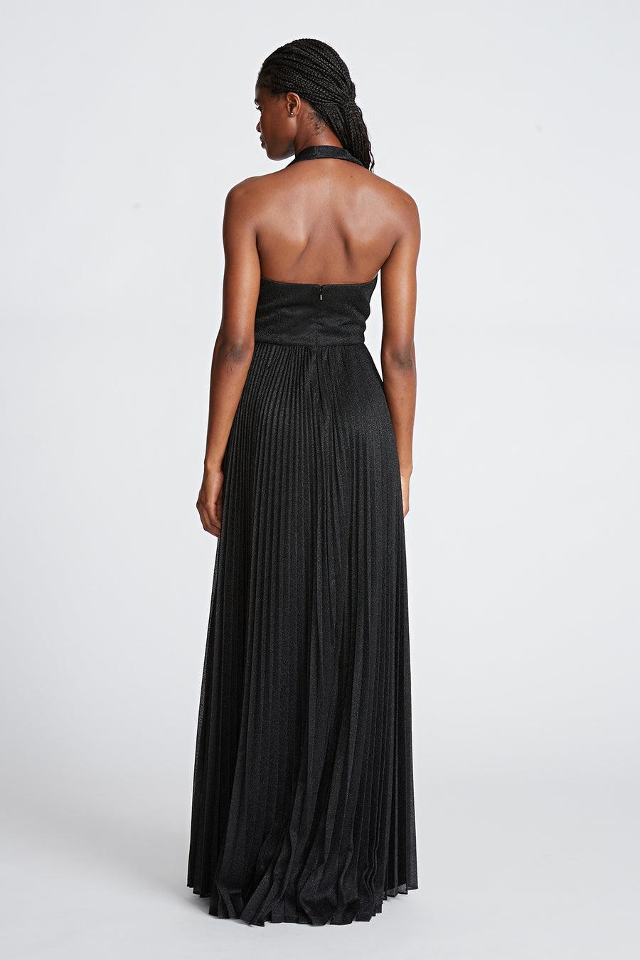 Halston Heritage Tiffany Gown In Shimmer Jersey