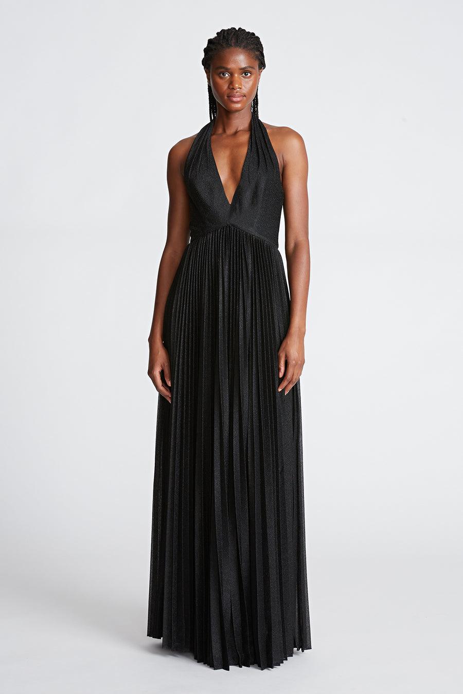 halston heritage Tiffany Gown In Shimmer Jersey